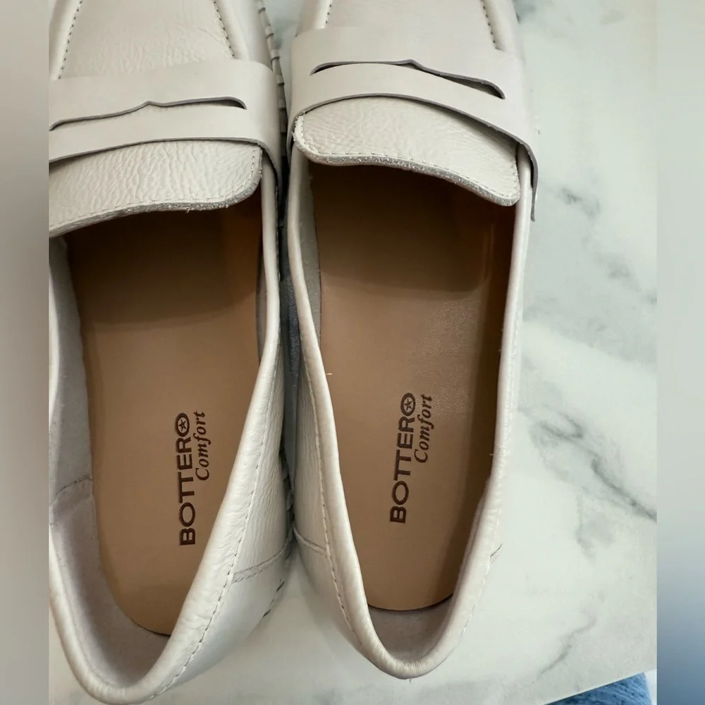 Bottero Comfort Pansy Leather Loafers Ladies Size 10